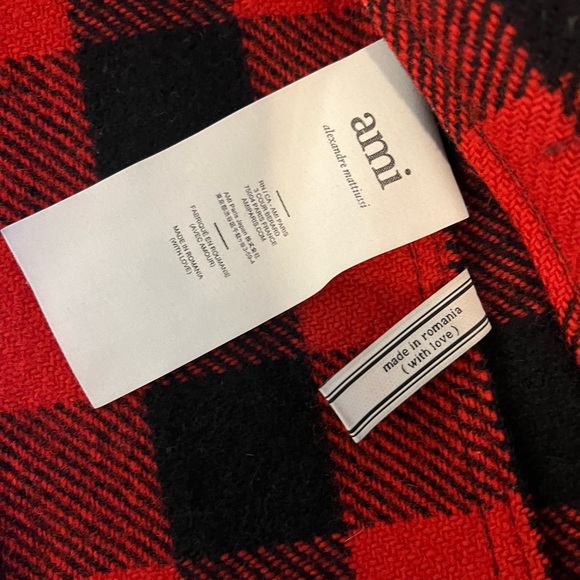 Ami wool buffalo check jacket - Picture 4 of 8